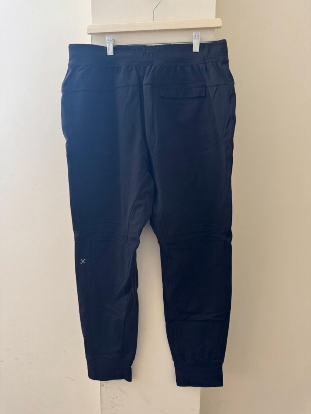 Lululemon Jogger Pants Men's XL Black French Terry Cuffed Lounge